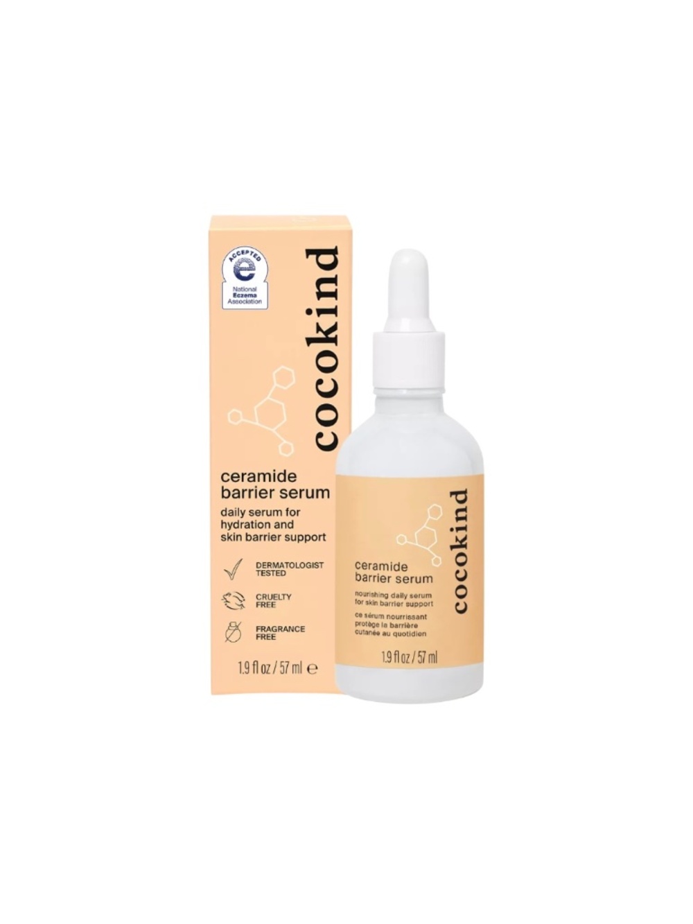 NWT Cocokind Ceramide Barrier Serum 1.9 oz (Original Formula)